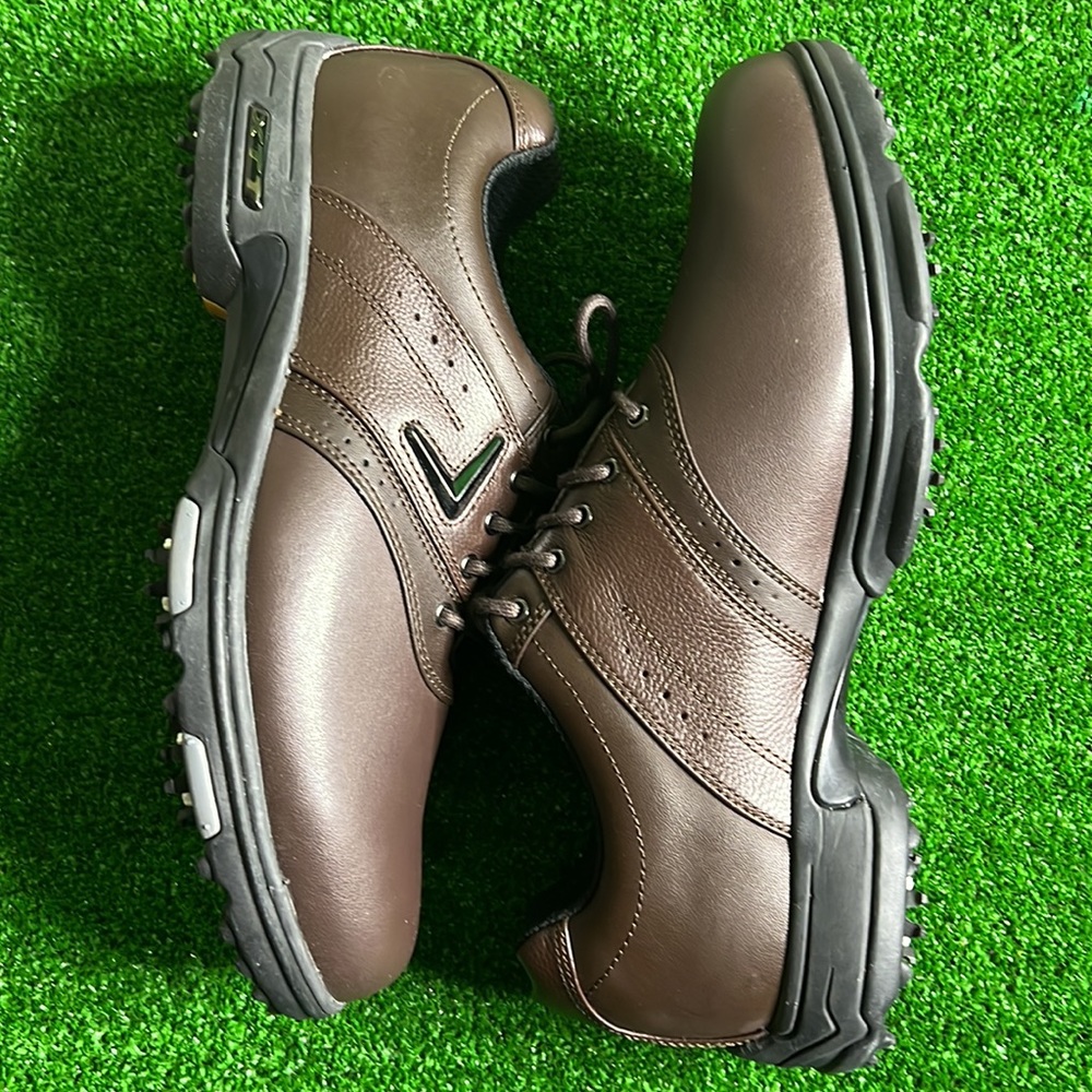 Callaway 2012 XTT LT Saddle Mens Golf Shoe - Brown - Picture 4 of 6